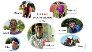 Das Sportabzeichen-Team des SVF